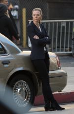 HILARIE BURTON on the Set of 