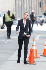 HILARIE BURTON on the Set of 