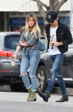 HILARY DUFF and Matthew Koma Out in Beverly Hills 01/19/2017