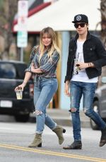 HILARY DUFF and Matthew Koma Out in Beverly Hills 01/19/2017