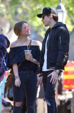 HILARY DUFF and Matthew Koma Shopping at Merlose Flea Market 01/29/2017