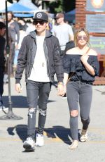 HILARY DUFF and Matthew Koma Shopping at Merlose Flea Market 01/29/2017
