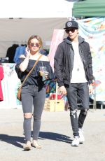 HILARY DUFF and Matthew Koma Shopping at Merlose Flea Market 01/29/2017