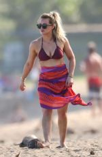 HILARY DUFF in Bikini at a Beach in Hawaii 01/01/2017