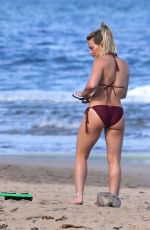 HILARY DUFF in Bikini at a Beach in Hawaii 01/01/2017
