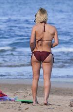 HILARY DUFF in Bikini at a Beach in Hawaii 01/01/2017