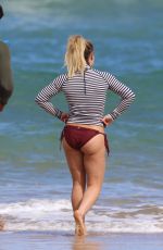 HILARY DUFF in Bikini at a Beach in Hawaii 01/01/2017