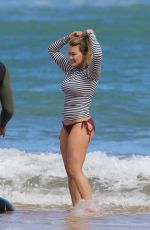 HILARY DUFF in Bikini at a Beach in Hawaii 01/01/2017
