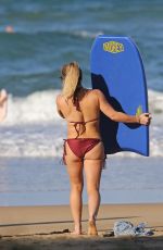 HILARY DUFF in Bikini at a Beach in Hawaii 01/01/2017