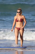 HILARY DUFF in Bikini at a Beach in Hawaii 01/01/2017