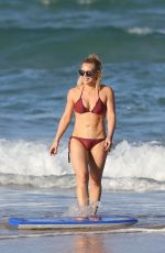 HILARY DUFF in Bikini at a Beach in Hawaii 01/01/2017
