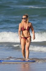 HILARY DUFF in Bikini at a Beach in Hawaii 01/01/2017