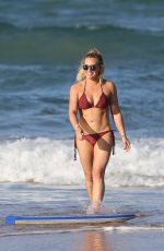 HILARY DUFF in Bikini at a Beach in Hawaii 01/01/2017