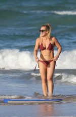 HILARY DUFF in Bikini at a Beach in Hawaii 01/01/2017