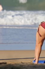 HILARY DUFF in Bikini at a Beach in Hawaii 01/01/2017