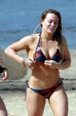 HILARY DUFF in Bikini on the Beach in Hawaii 12/31/2016