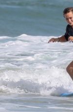 HILARY DUFF in Bikini on the Beach in Hawaii 12/31/2016