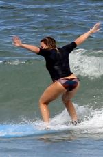 HILARY DUFF in Bikini on the Beach in Hawaii 12/31/2016