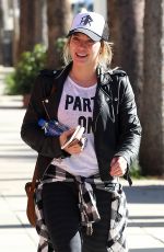 HILARY DUFF in Leggings Heading to a Gym in Studio City 01/30/2017
