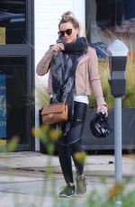 HILARY DUFF Leaves a Gym in Studio City 01/24/2017