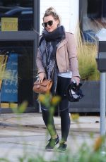 HILARY DUFF Leaves a Gym in Studio City 01/24/2017