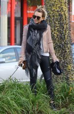 HILARY DUFF Leaves a Gym in Studio City 01/24/2017