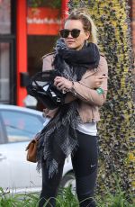 HILARY DUFF Leaves a Gym in Studio City 01/24/2017