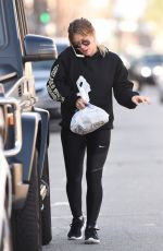 HILARY DUFF Out and About in Los Angeles 01/18/2017