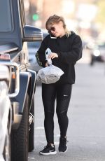 HILARY DUFF Out and About in Los Angeles 01/18/2017