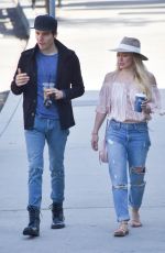 HILARY DUFF Out and About in Santa Barbara 01/15/2017