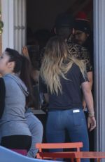 HILARY DUFF Out and About in Santa Barbara 01/15/2017