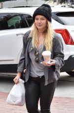 HILARY DUFF Out and About in Studio City 01/04/2017