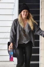 HILARY DUFF Out and About in Studio City 01/04/2017