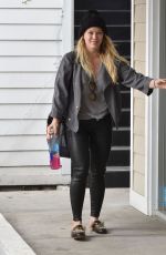 HILARY DUFF Out and About in Studio City 01/04/2017