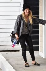 HILARY DUFF Out and About in Studio City 01/04/2017