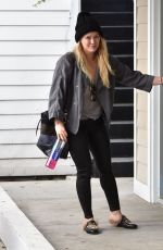 HILARY DUFF Out and About in Studio City 01/04/2017