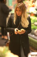 HILARY DUFF Out for Grocery Shopping in Beverly Hills 01/22/2017