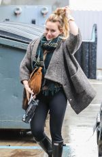 HILARY DUFF Out in Los Angeles 01/20/2017