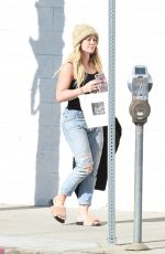 HILARY DUFF Out Shopping in Studio City 01/06/2017