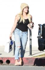 HILARY DUFF Out Shopping in Studio City 01/06/2017