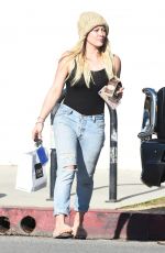 HILARY DUFF Out Shopping in Studio City 01/06/2017