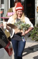 HILARY DUFF Out Shopping in Studio City 01/13/2017