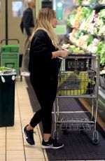 HILARY DUFF Shopping at Whole Foods in Studio City 01/05/2017
