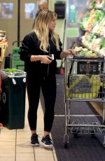HILARY DUFF Shopping at Whole Foods in Studio City 01/05/2017