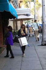 HILARY DUFF Shopping in Beverly Hills 01/11/2017