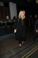 HOLLY WILLOGHBY at Groucho in London 01/21/2017