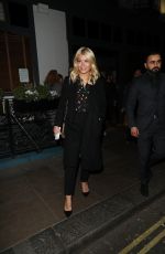 HOLLY WILLOGHBY at Groucho in London 01/21/2017