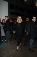 HOLLY WILLOGHBY at Groucho in London 01/21/2017