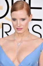 JESSICA CHASTAIN at 74th Annual Golden Globe Awards in Beverly Hills 01/08/2017