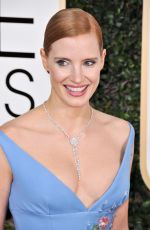 JESSICA CHASTAIN at 74th Annual Golden Globe Awards in Beverly Hills 01/08/2017
